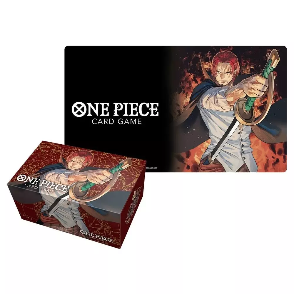 Shanks One Piece Card Game - Playmat and Storage Box Set - Shanks