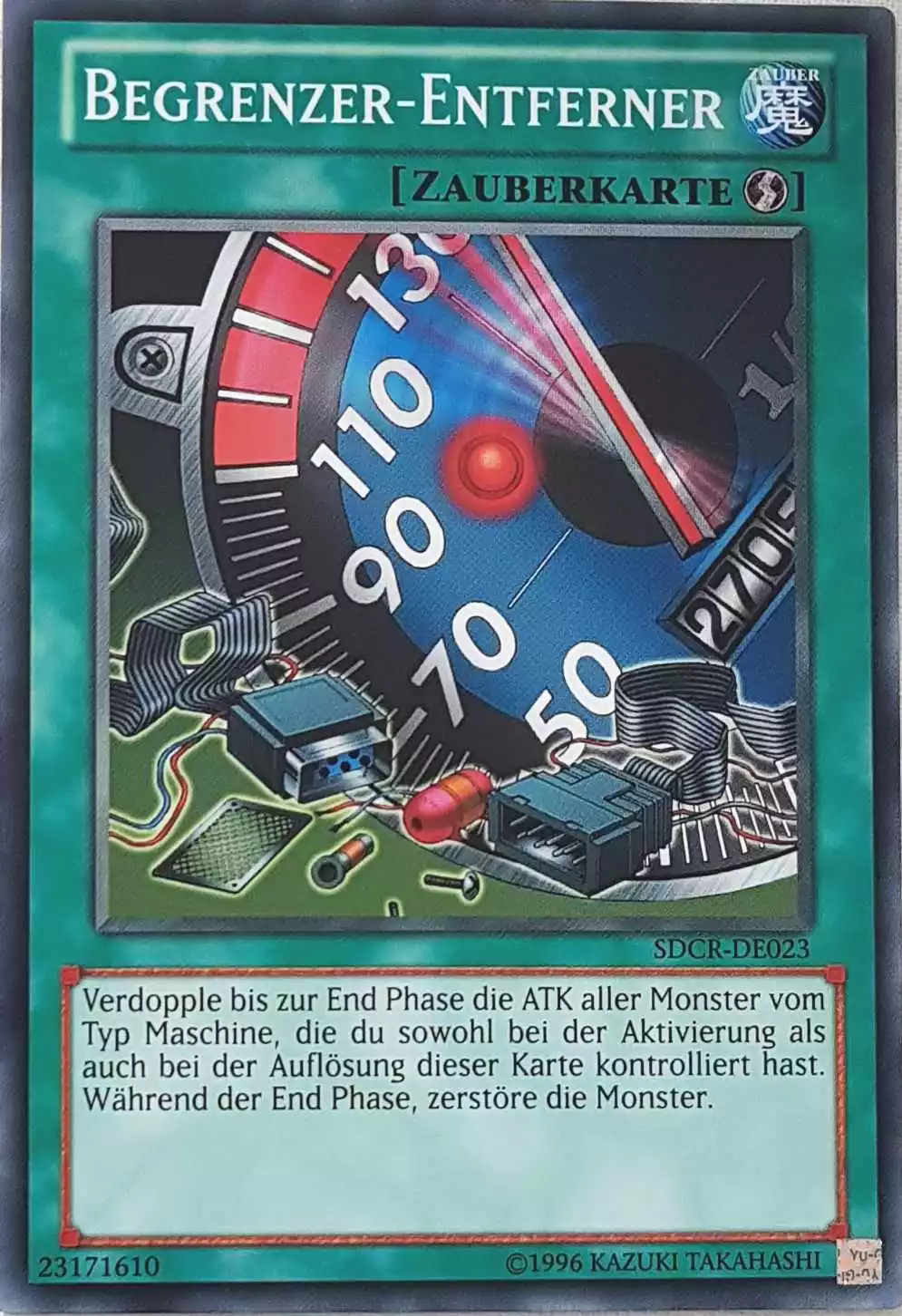 Begrenzer-Entferner SDCR-DE023 ist in Common Yu-Gi-Oh Karte aus Cyber Dragon Revolution 