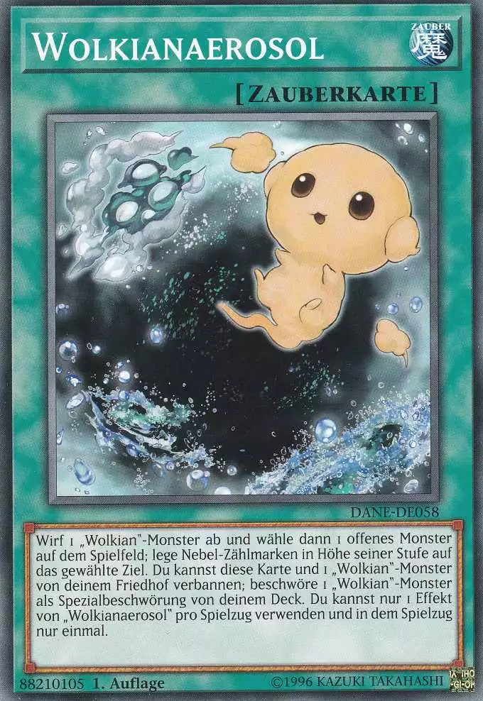 Wolkianaerosol DANE-DE058 ist in Common Yu-Gi-Oh Karte aus Dark Neostorm 1.Auflage