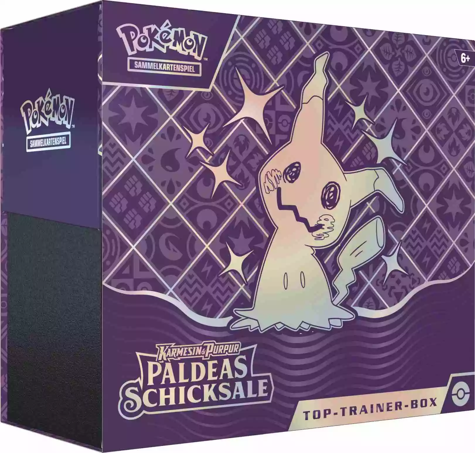 Pokemon Karmesin & Purpur - Paldeas Schicksale - Top Trainer Box Mimigma - Deutsch