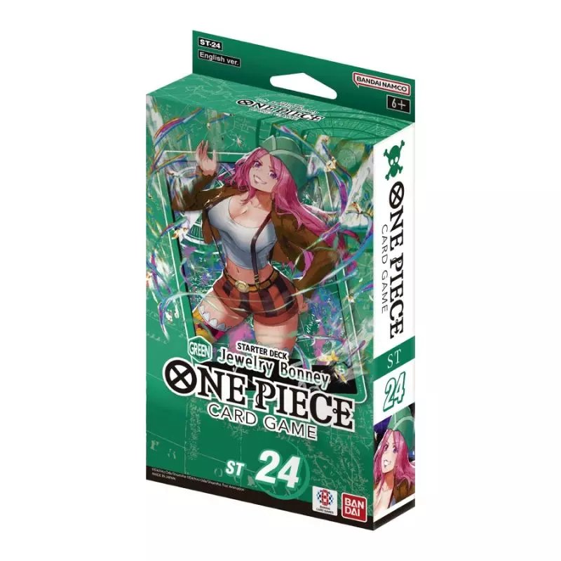 One Piece Starter Deck ST24 Jewelry Bonney mit OP11 Booster