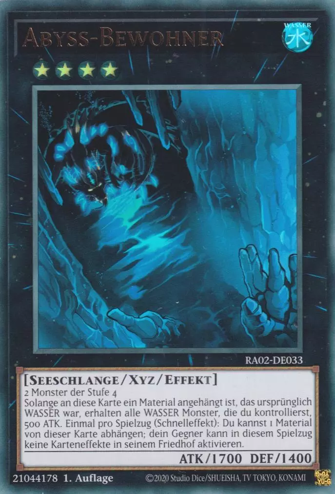 Abyss-Bewohner RA02-DE033 ist in Ultra Rare Yu-Gi-Oh Karte aus 25th Anniversary Rarity Collection 2 1.Auflage