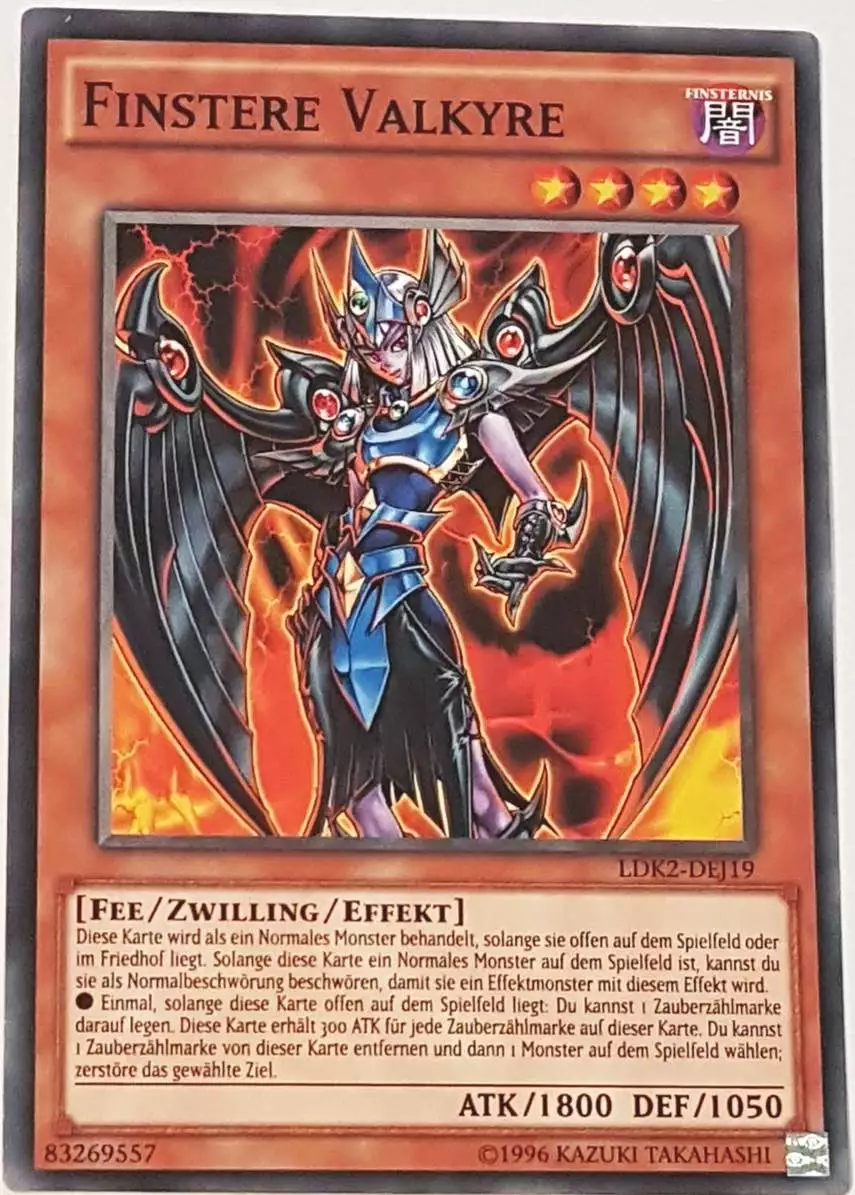 Finstere Valkyre LDK2-DEJ19 ist in Common Yu-Gi-Oh Karte aus Legendary Decks 2 