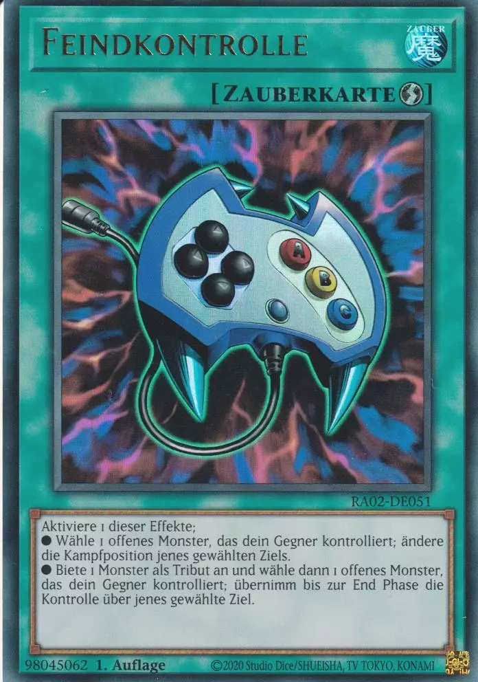 ra02-de051-ur-feindkontrolle-ultra-rare-25th-anniversary-rarity-collection-2 Feindkontrolle RA02-DE051 ist in Ultra Rare Yu-Gi-Oh Karte aus 25th Anniversary Rarity Collection 2 1.Auflage