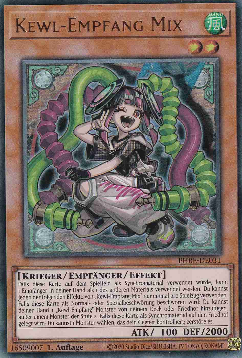 Kewl-Empfang Mix PHRE-DE031 ist in Ultra Rare Yu-Gi-Oh Karte aus Phantom Revenge 1.Auflage