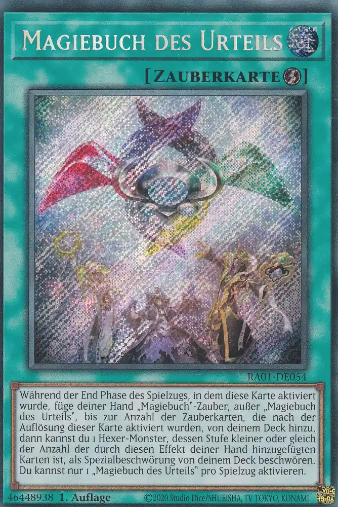 ra01-de054-scr-magiebuch-des-urteils-secret-rare-25th-anniversary-rarity-collection Magiebuch des Urteils RA01-DE054 ist in Secret Rare Yu-Gi-Oh Karte aus 25th Anniversary Rarity Collection 1.Auflage