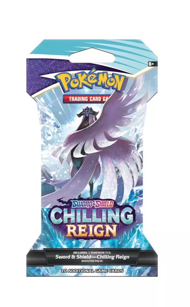 Sword & Shield 6 Chilling Reign - Sleeved Booster Pokemon - Englisch