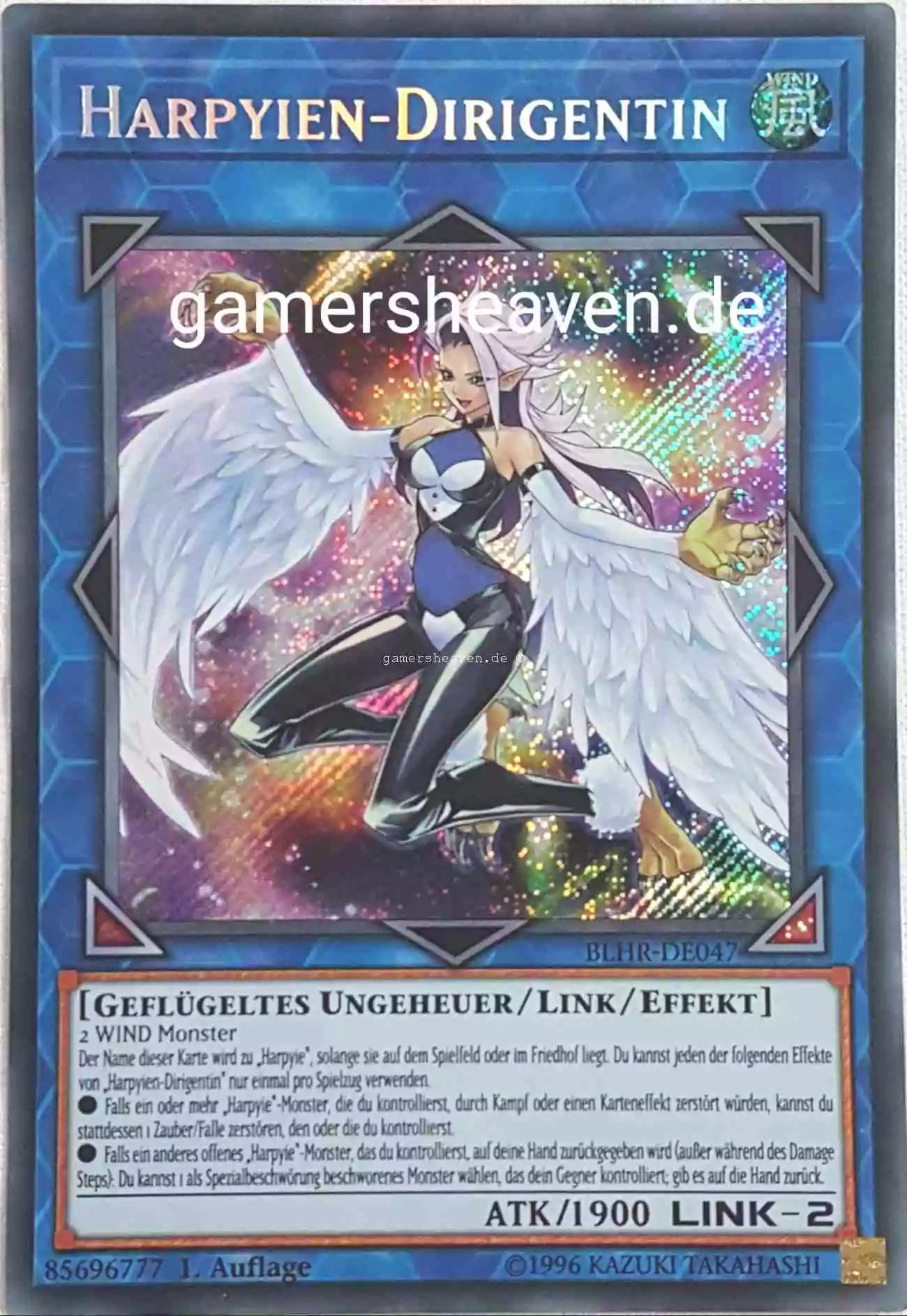 Harpyien-Dirigentin BLHR-DE047 ist in Secret Rare aus Battles of Legend: Hero's Revenge 1.Auflage