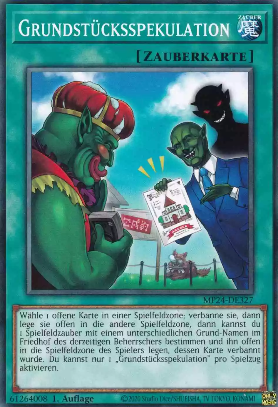 Grundstücksspekulation MP24-DE327 ist in Common Yu-Gi-Oh Karte aus 25th Anniversary Tin Dueling Mirrors 1.Auflage