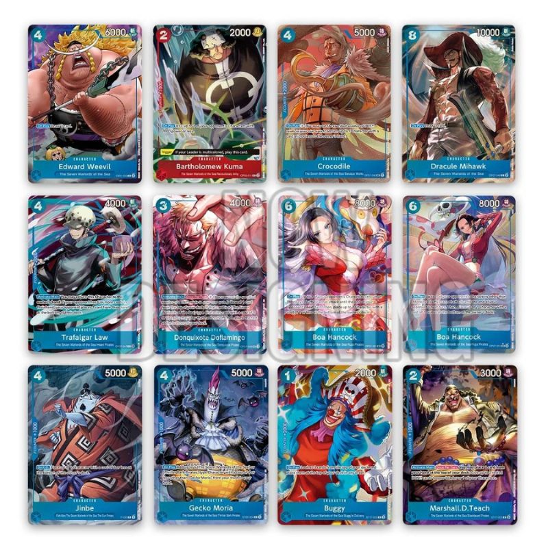 One Piece TCG Card Game - 9-Pocket Binder Set - Seven Warlords of the Sea