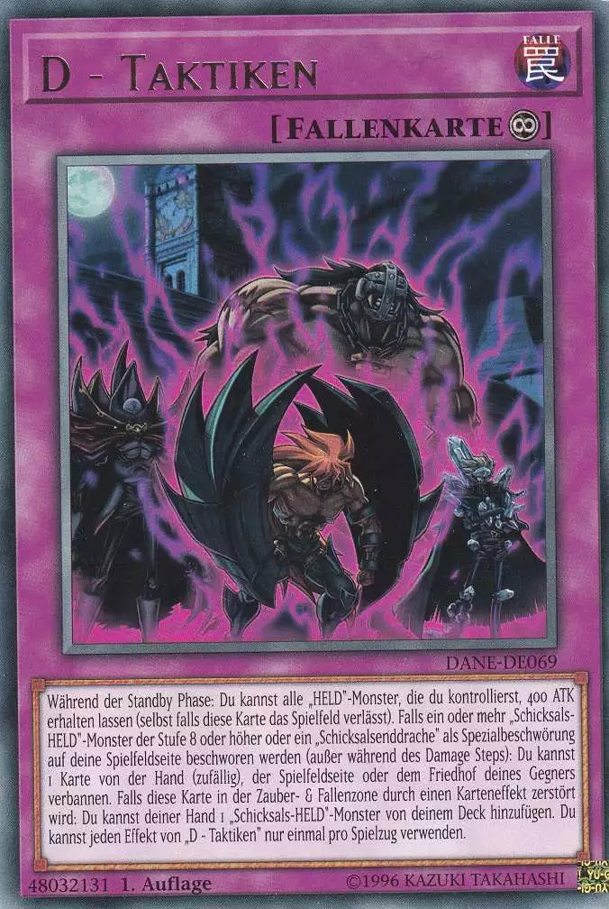 D – Taktiken DANE-DE069 ist in Rare Yu-Gi-Oh Karte aus Dark Neostorm 1.Auflage