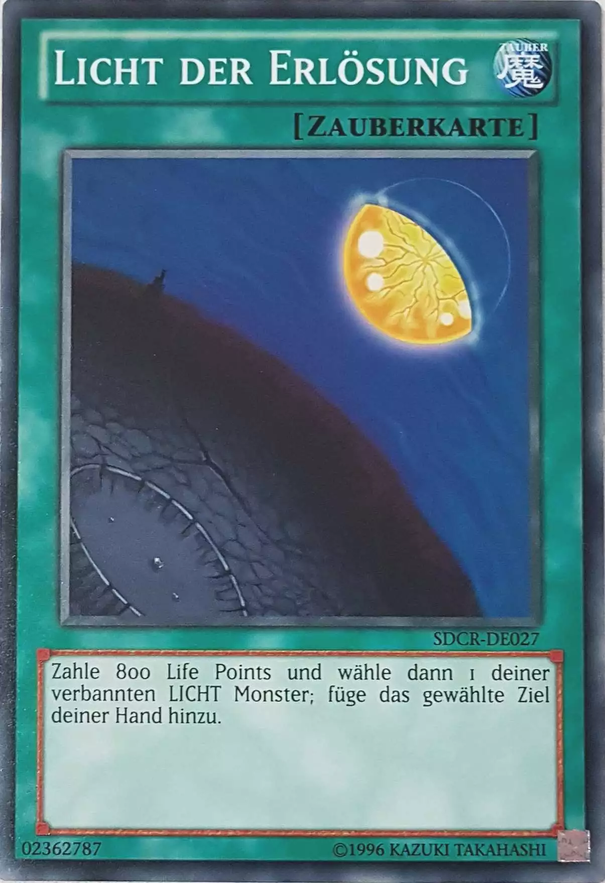 Licht der Erlösung SDCR-DE027 ist in Common Yu-Gi-Oh Karte aus Cyber Dragon Revolution 