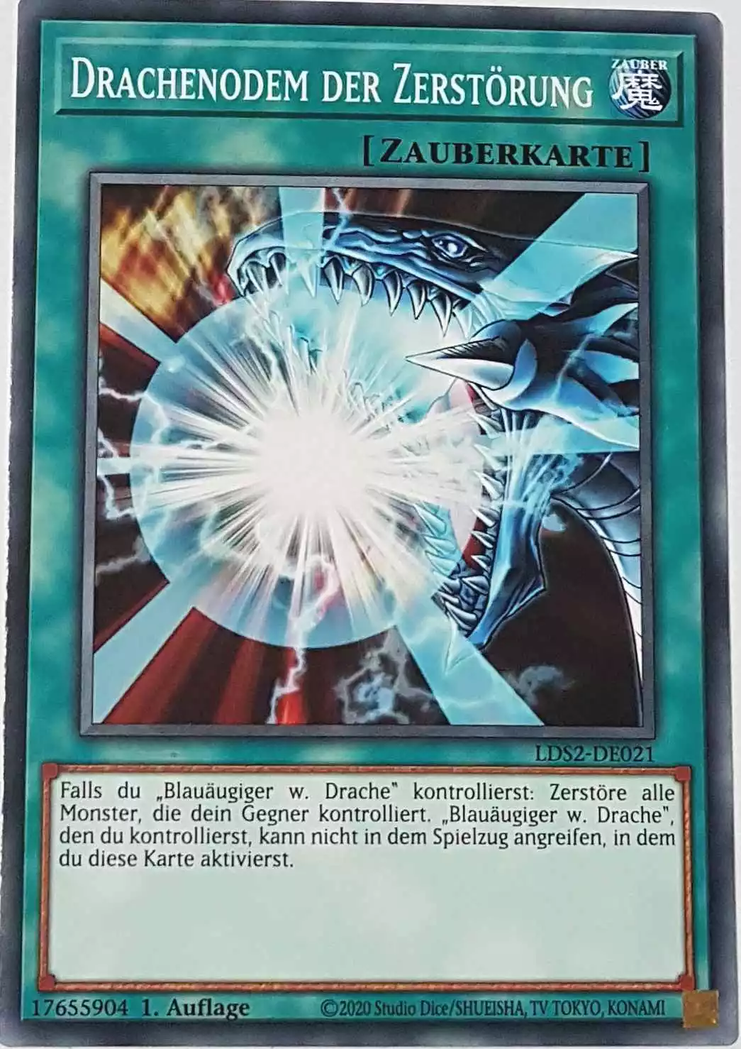 Drachenodem der Zerstörung LDS2-DE021 ist in Common Yu-Gi-Oh Karte aus Legendary Duelists: Season 2 1.Auflage
