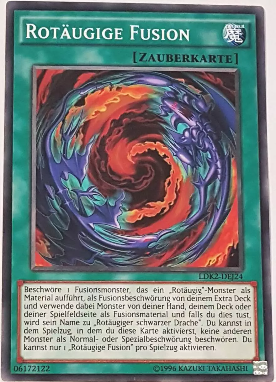 Rotäugige Fusion LDK2-DEJ24 ist in Common Yu-Gi-Oh Karte aus Legendary Decks 2 