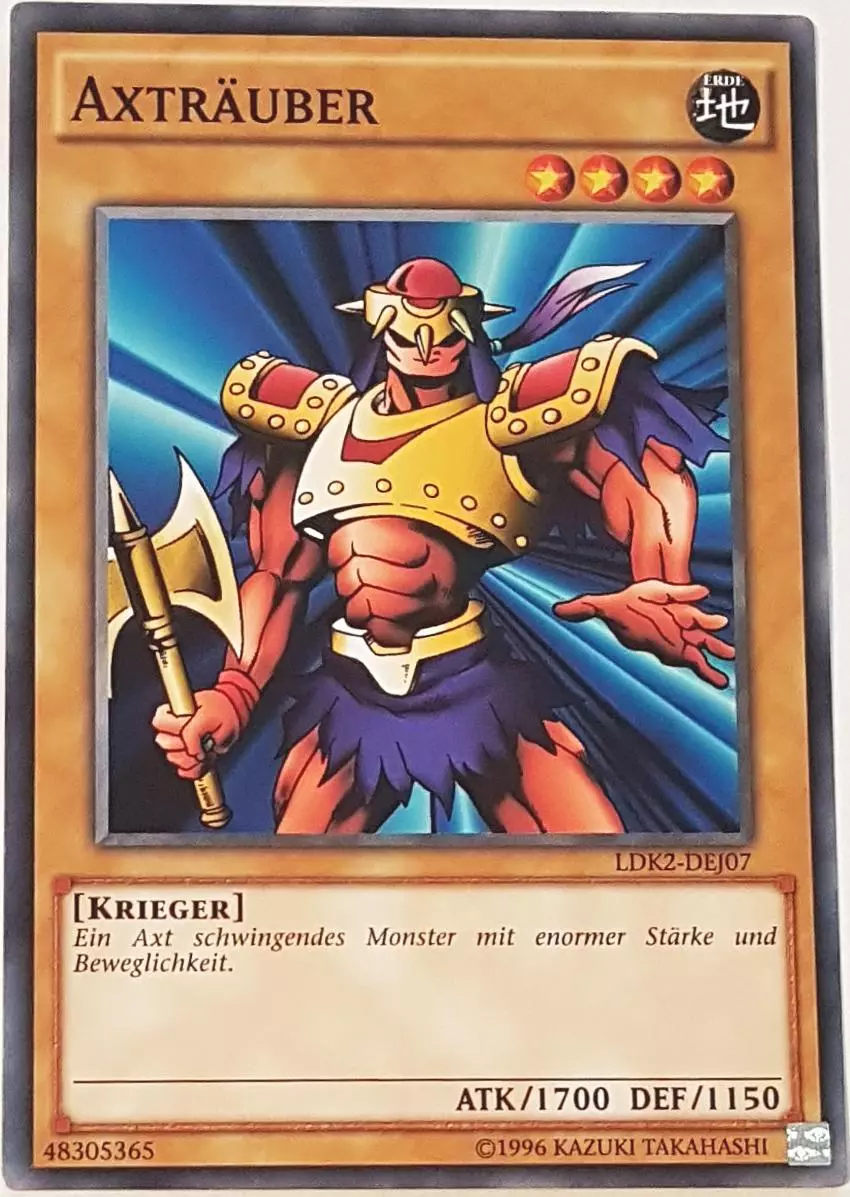 Axträuber LDK2-DEJ07 ist in Common Yu-Gi-Oh Karte aus Legendary Decks 2 