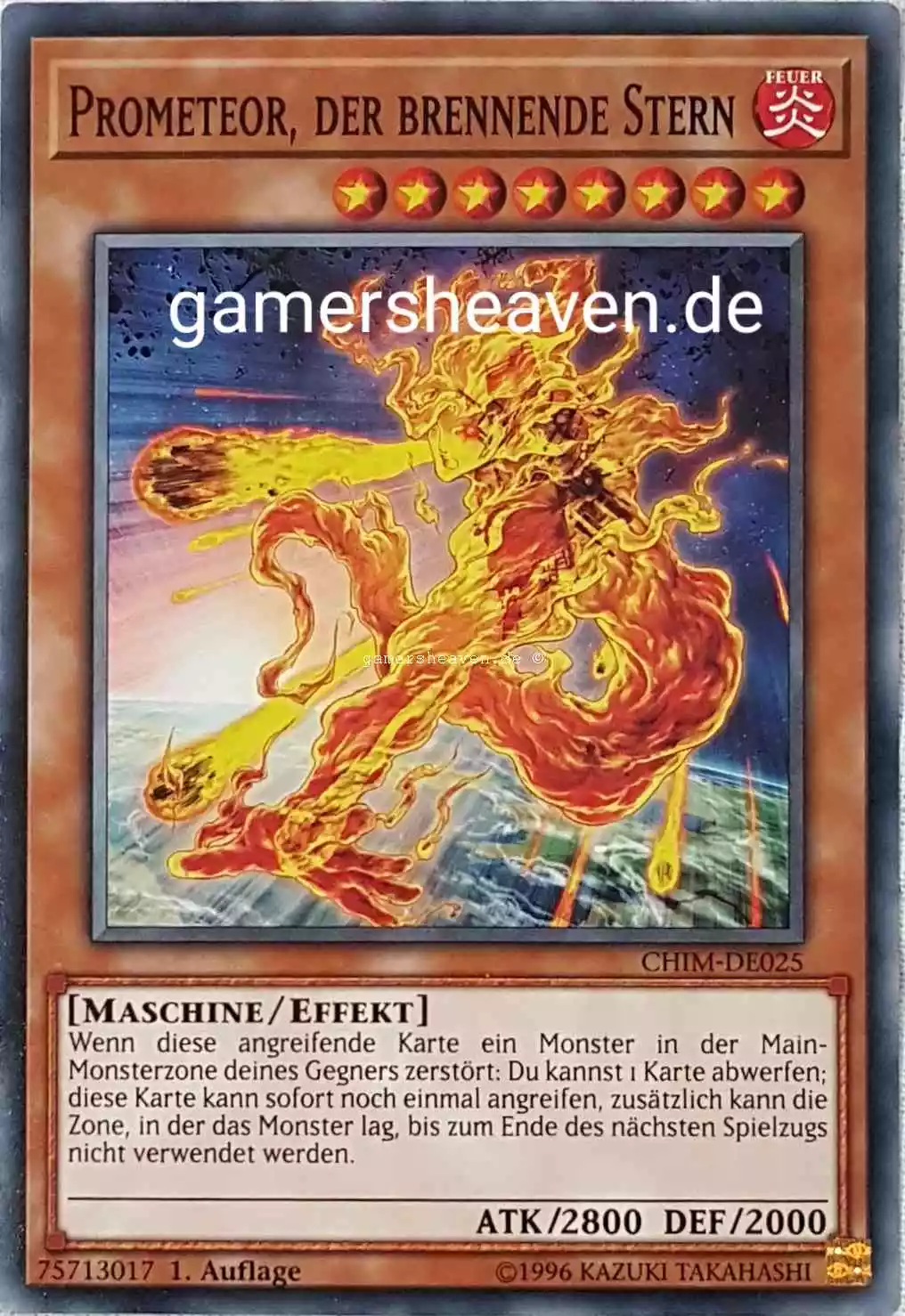 Prometeor, der brennende Stern CHIM-DE025 ist in Common aus Chaos Impact 1.Auflage