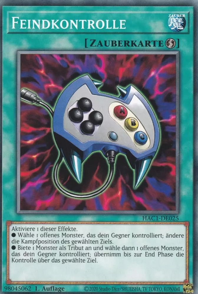 hac1-de025-feindkontrolle-common-hidden-arsenal-chapter-1 Feindkontrolle HAC1-DE025 ist in Common Yu-Gi-Oh Karte aus Hidden Arsenal Chapter 1 1.Auflage