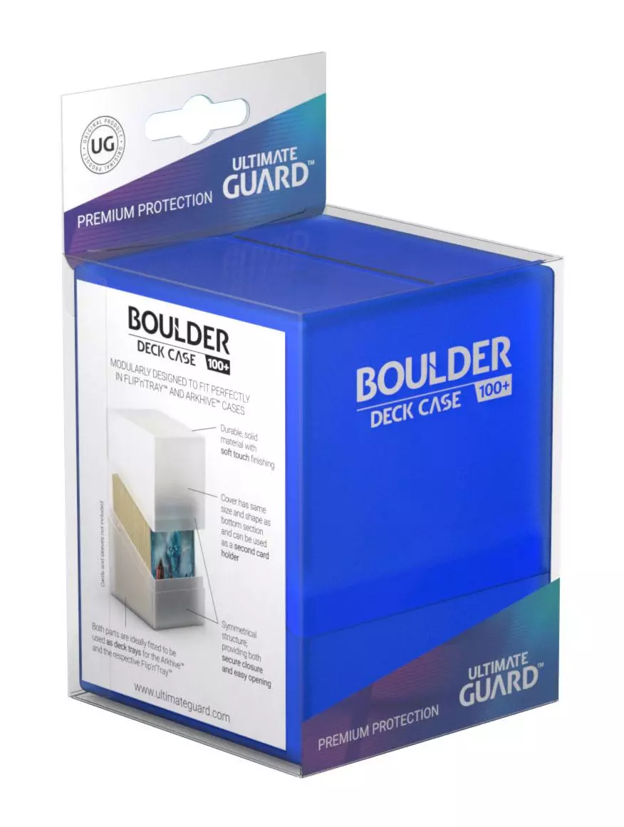 Ultimate Guard Boulder Deck Case 100+ Sapphire