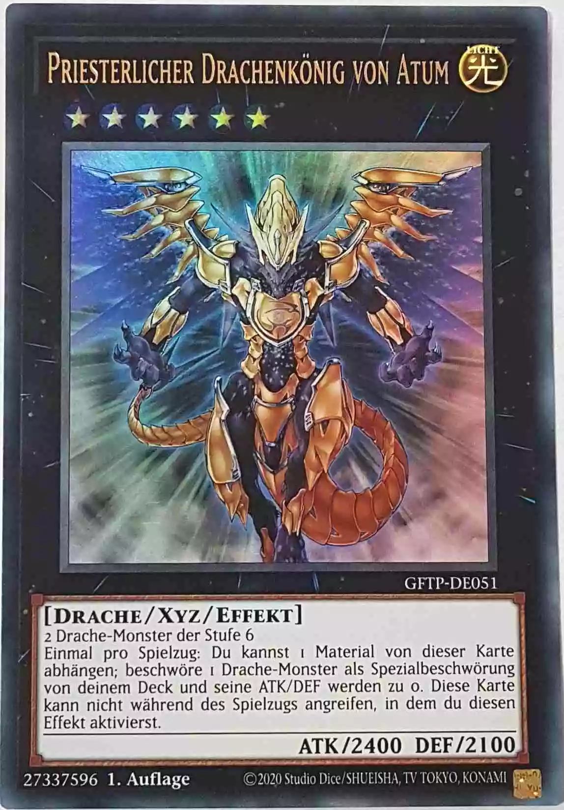 gftp-de051-priesterlicher-drachenkoenig-von-atum-ultra-rare-ghost-from-the-past Priesterlicher Drachenkönig von Atum GFTP-DE051 ist in Ultra Rare Yu-Gi-Oh Karte aus Ghost From The Past 1.Auflage