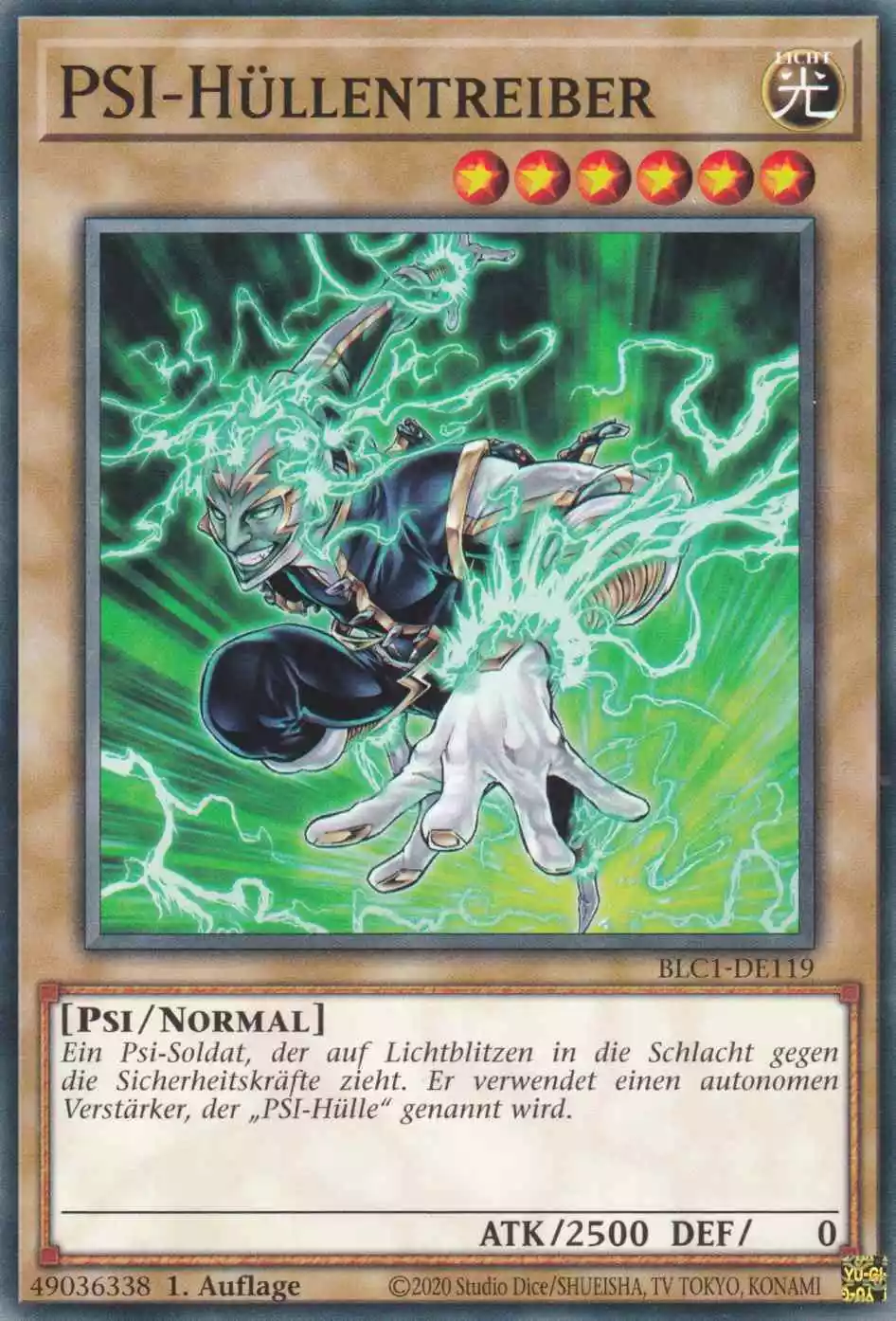 PSI-Hüllentreiber BLC1-DE119 ist in Common Yu-Gi-Oh Karte aus Battles of Legend Chapter 1 1.Auflage