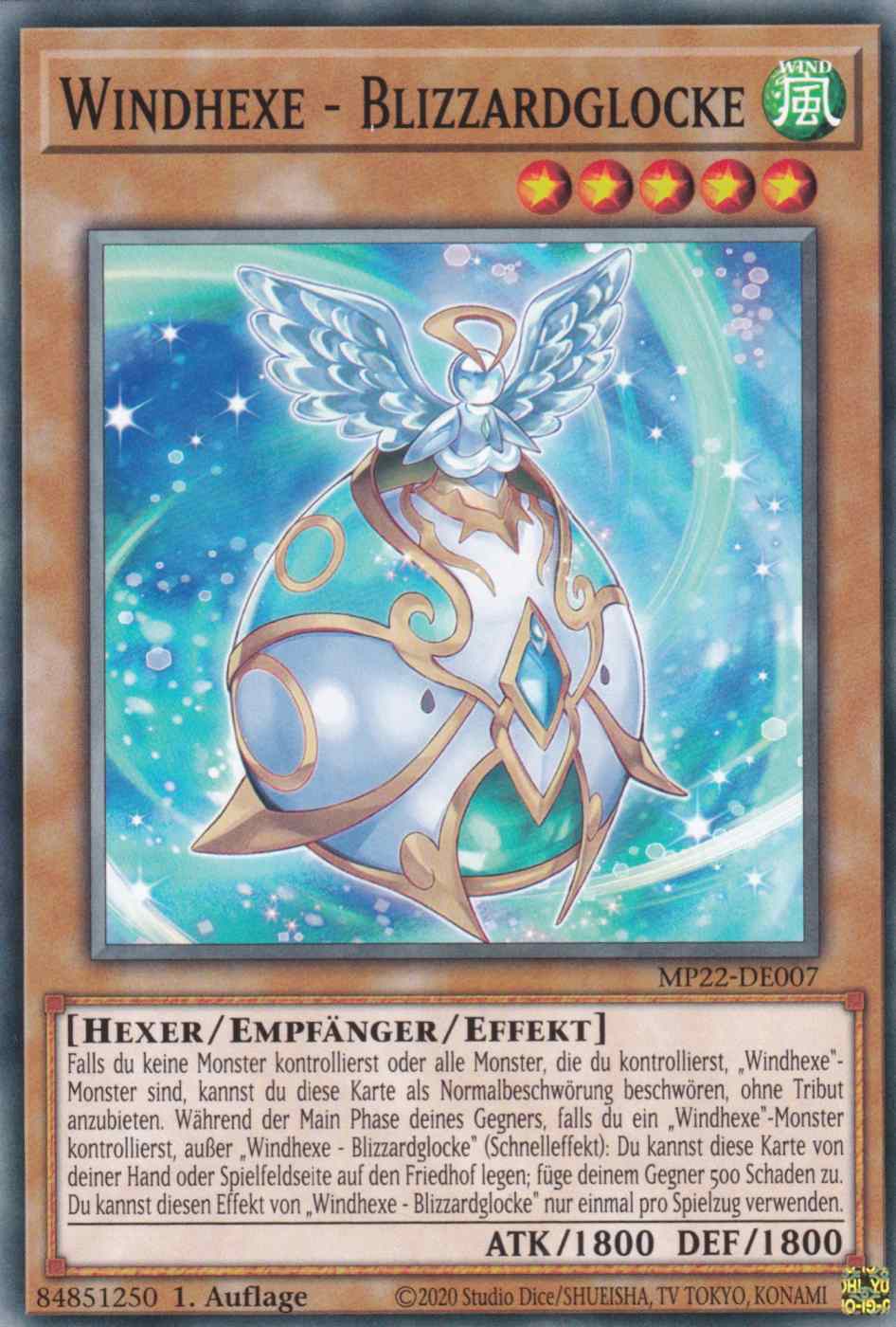 Windhexe - Blizzardglocke MP22-DE007 ist in Common Yu-Gi-Oh Karte aus Tin of the Pharaoh’s Gods 1.Auflage