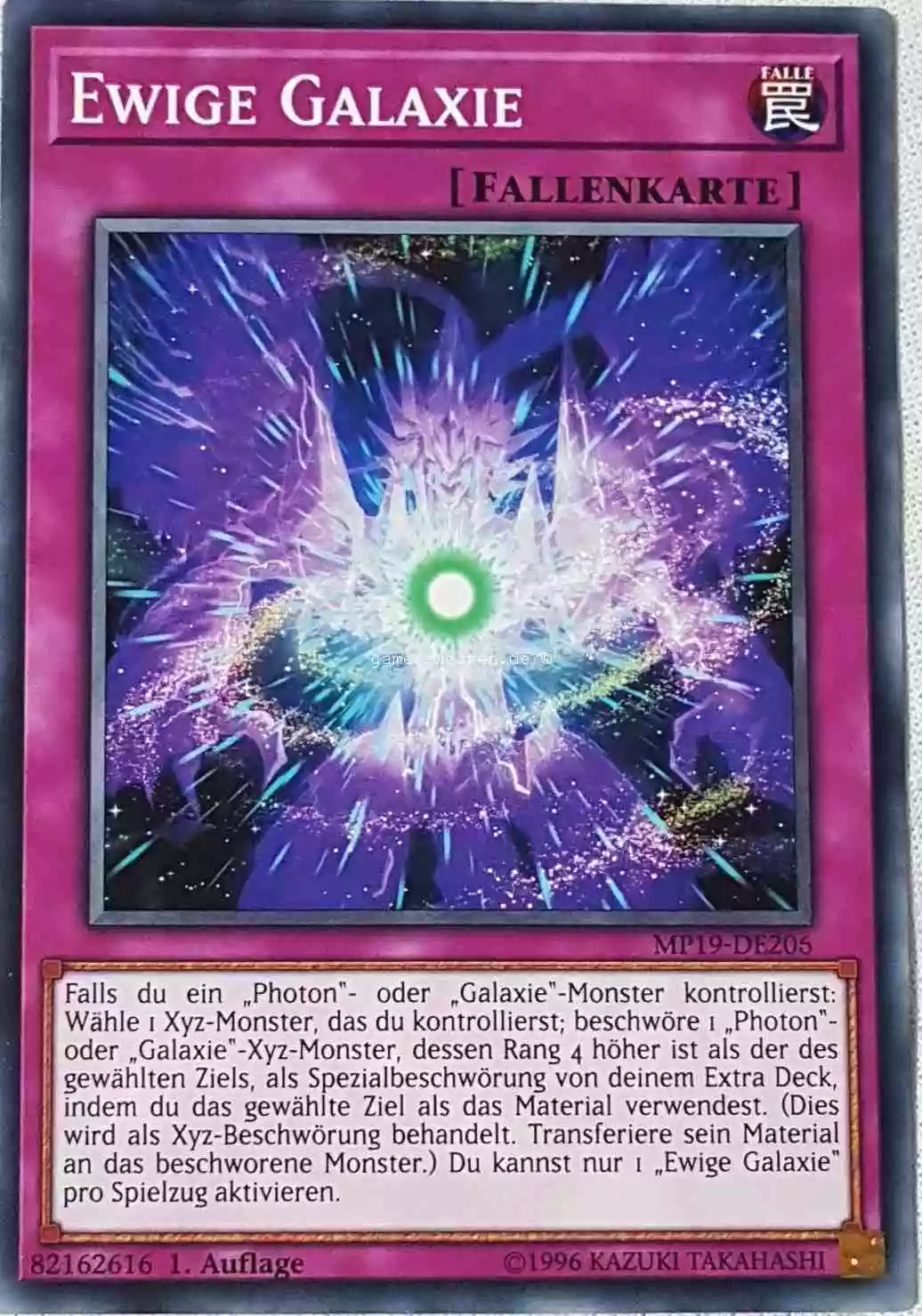 Ewige Galaxie MP19-DE206 ist in Common aus Gold Sarcophagus Tin 2019 1.Auflage