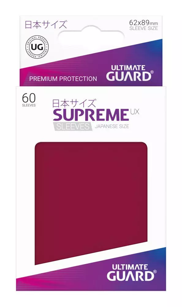 Ultimate-Guard-Supreme-UX-Sleeves-Japanische-Gr-sse-Burgundro-3 Ultimate Guard Supreme UX Kartenhüllen Japanische Größe Burgundrot (60)
