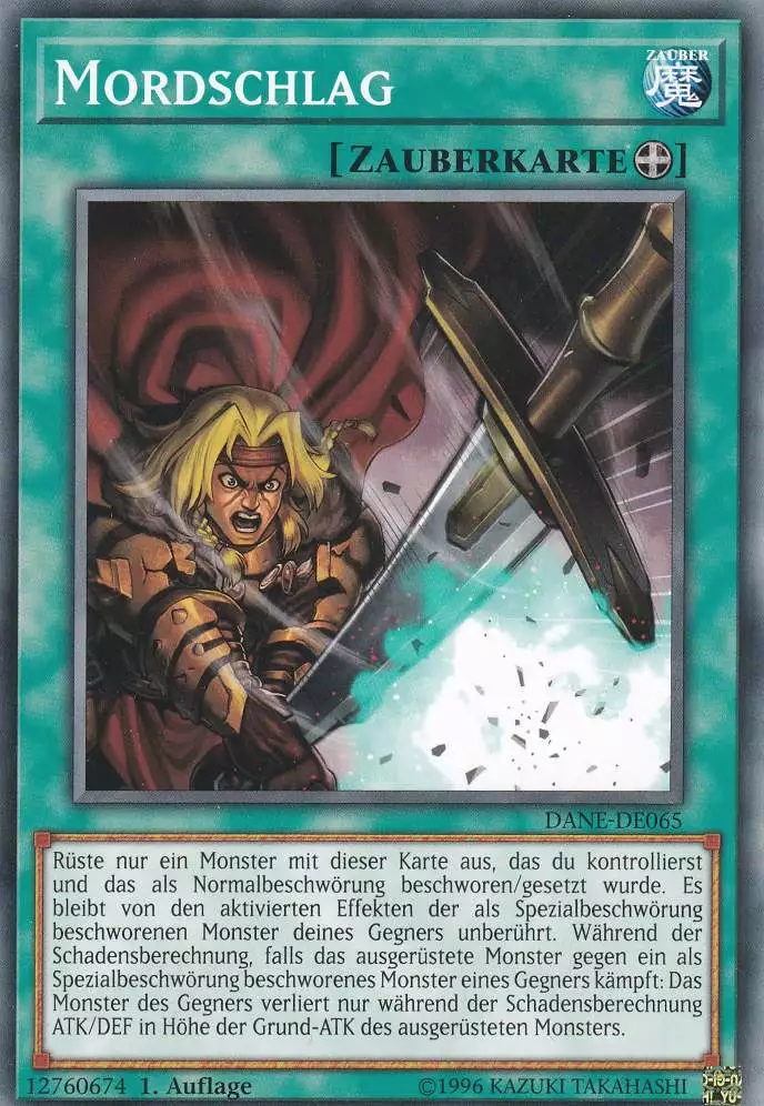 Mordschlag DANE-DE065 ist in Common Yu-Gi-Oh Karte aus Dark Neostorm 1.Auflage