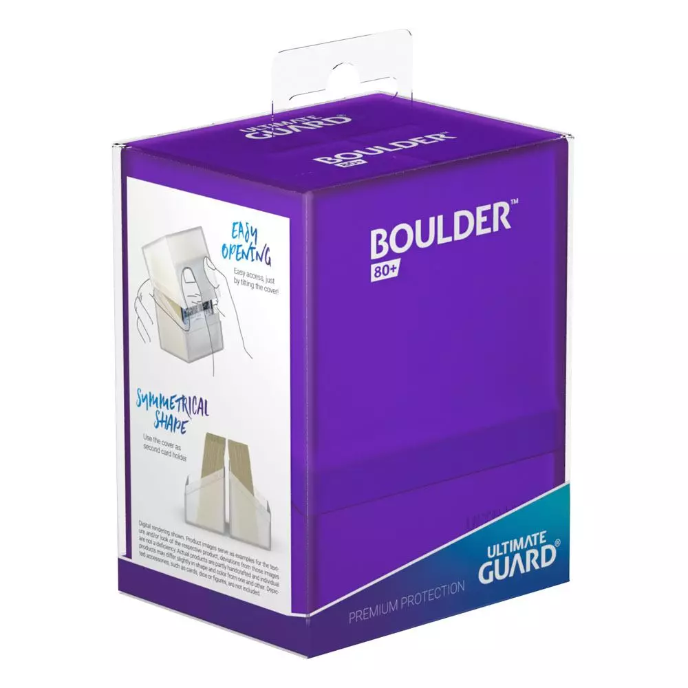 Ultimate Guard Boulder Deck Case 80+ Amethyst