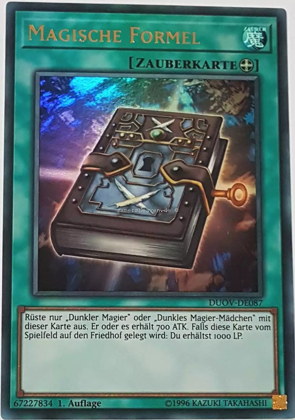 Magische Formel DUOV-DE087 ist in Ultra Rare Yu-Gi-Oh Karte aus Duel Overload 1.Auflage