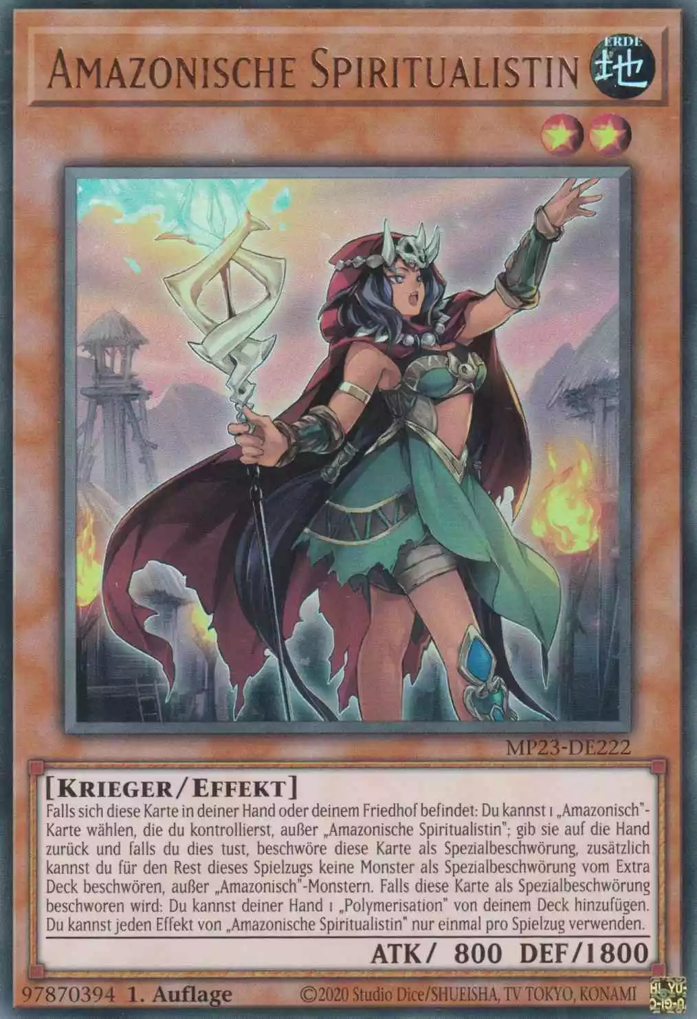 mp23-de222-amazonische-spiritualistin-ultra-rare-25th-anniversary-tin-dueling-heroes Amazonische Spiritualistin MP23-DE222 ist in Ultra Rare Yu-Gi-Oh Karte aus 25th Anniversary Tin Dueling Heroes 1.Auflage