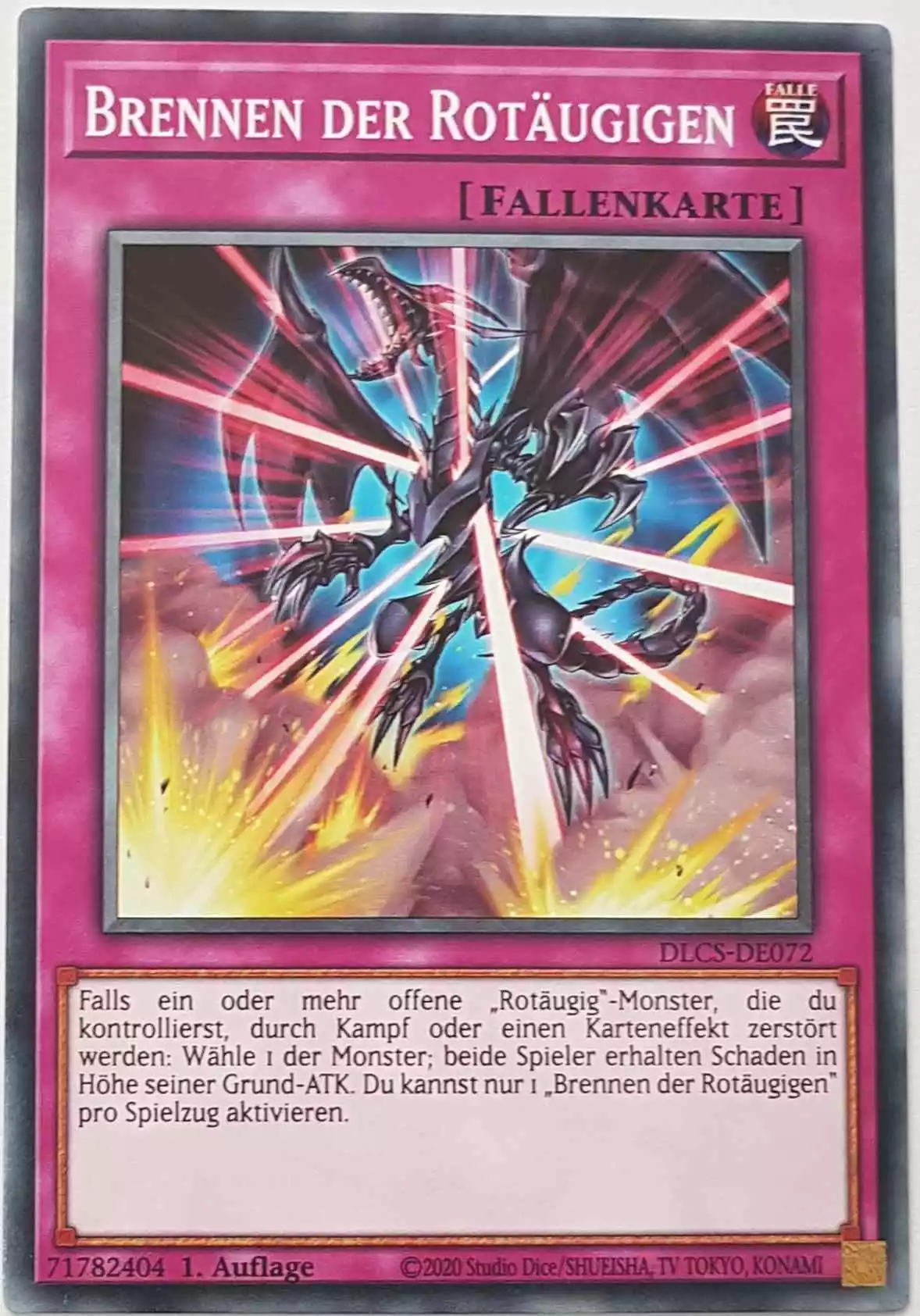 Brennen der Rotäugigen DLCS-DE072 ist in Common Yu-Gi-Oh Karte aus Dragons of Legend The Complete Series 1.Auflage