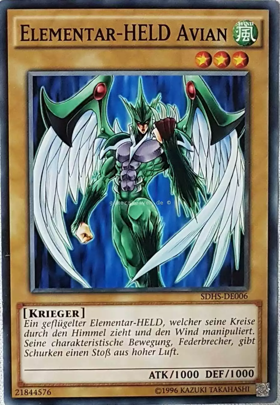 Elementar-HELD Avian SDHS-DE006 ist in Common aus HERO's Strike 2.Auflage