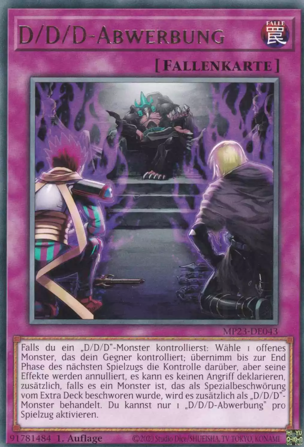 mp23-de043-d-d-d-abwerbung-rare-25th-anniversary-tin-dueling-heroes D/D/D-Abwerbung MP23-DE043 ist in Rare Yu-Gi-Oh Karte aus 25th Anniversary Tin Dueling Heroes 1.Auflage