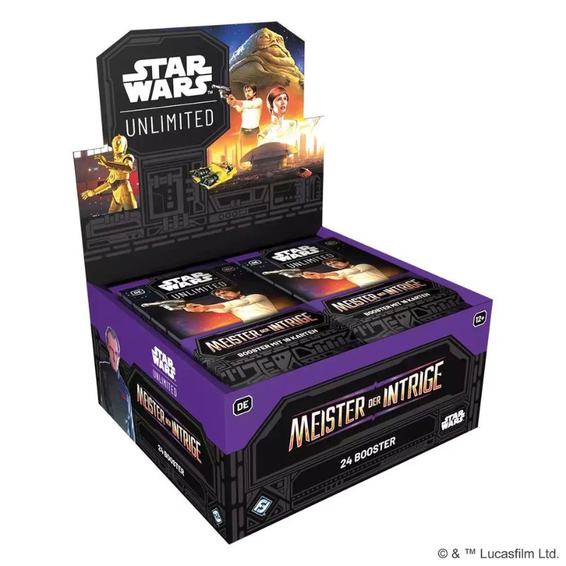 Star Wars: Unlimited - Meister der Intrige - DE/EN - (24 Booster) Display