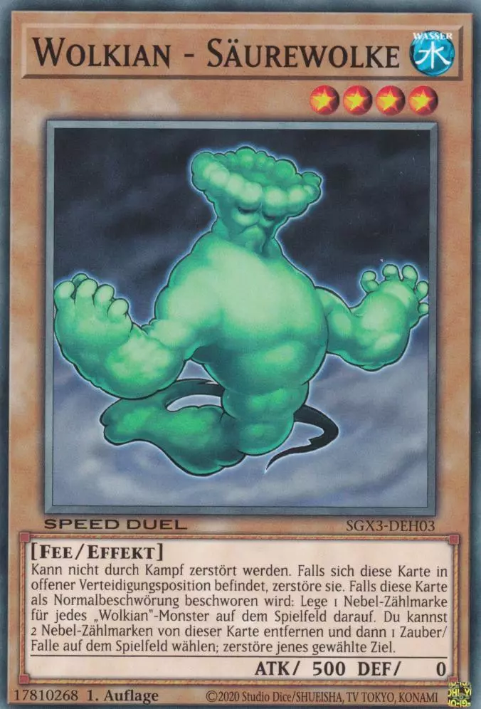 sgx3-deh03-wolkian-saeurewolke-common-speed-duel-gx-duelists-of-shadows Wolkian - Säurewolke SGX3-DEH03 ist in Common Yu-Gi-Oh Karte aus Speed Duel GX: Duelists of Shadows 1.Auflage