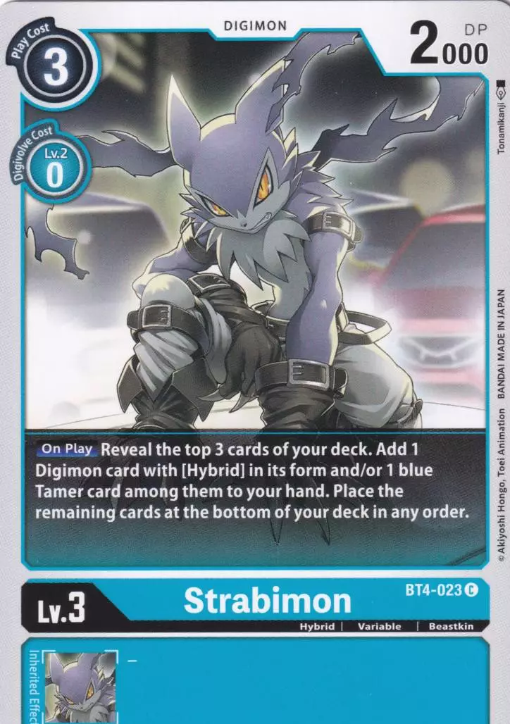 bt4-023-strabimon-common-great-legend-bt04 Strabimon BT4-023 ist in Common. Die Digimon Karte ist aus Great Legend BT04