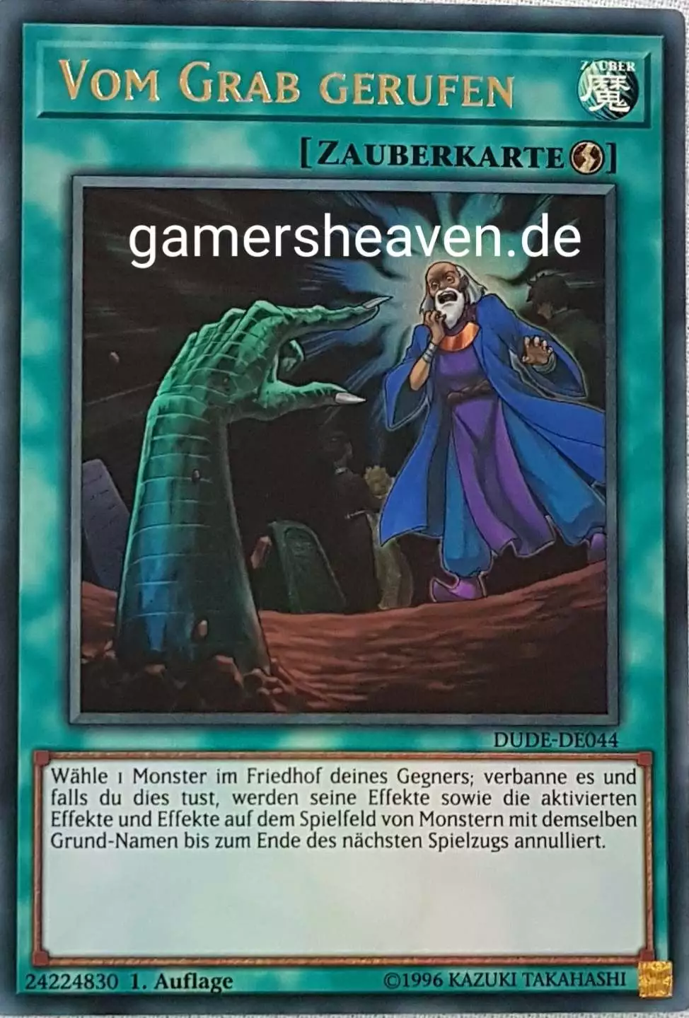 Vom Grab gerufen DUDE-DE044 ist in Ultra Rare aus Duel Devastator 1.Auflage