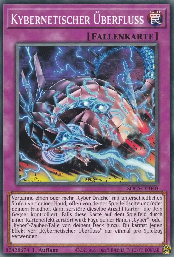 Kybernetischer Überfluss SDCS-DE040 ist in Common Yu-Gi-Oh Karte aus Cyber Strike 1.Auflage