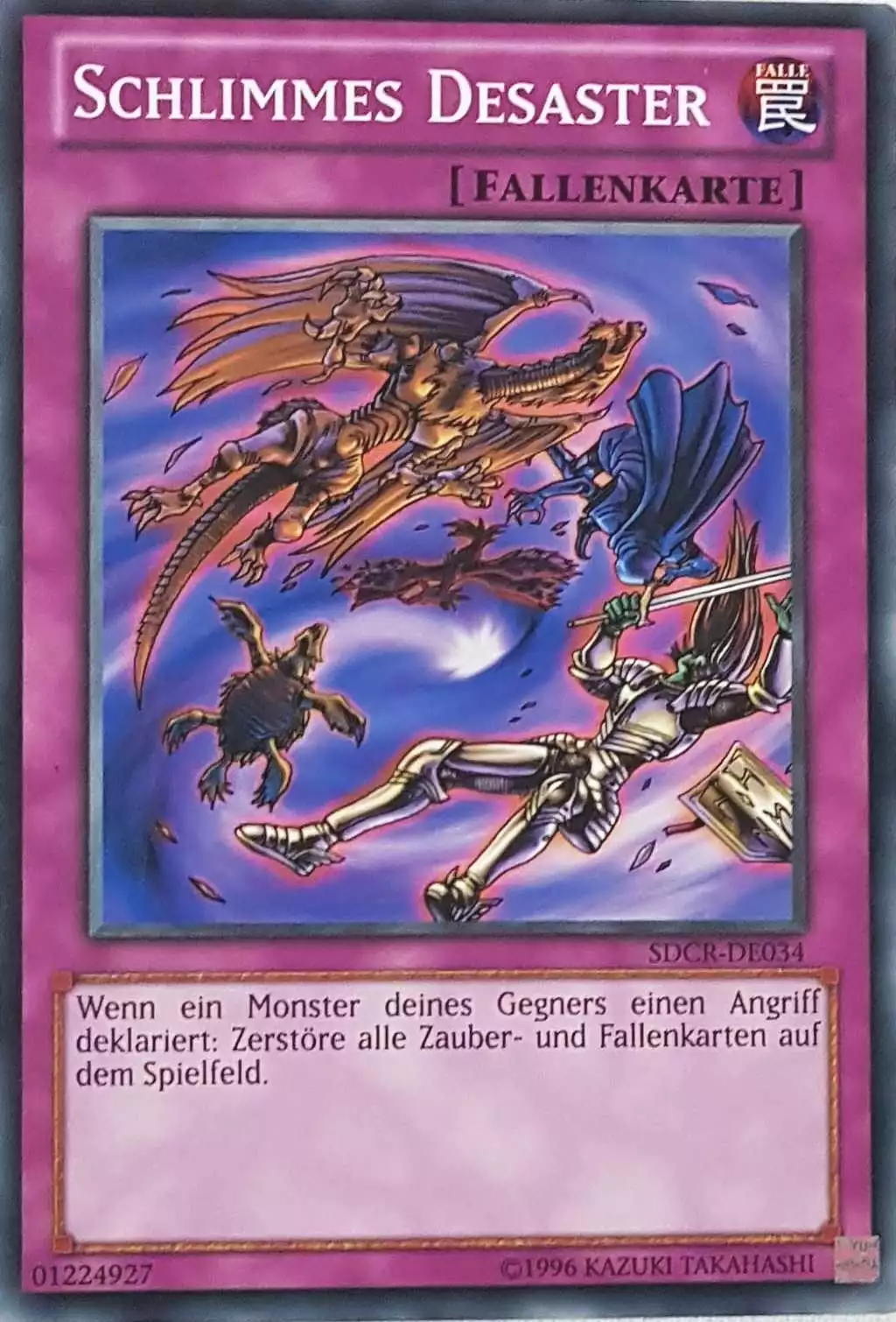 Schlimmes Desaster SDCR-DE034 ist in Common Yu-Gi-Oh Karte aus Cyber Dragon Revolution 