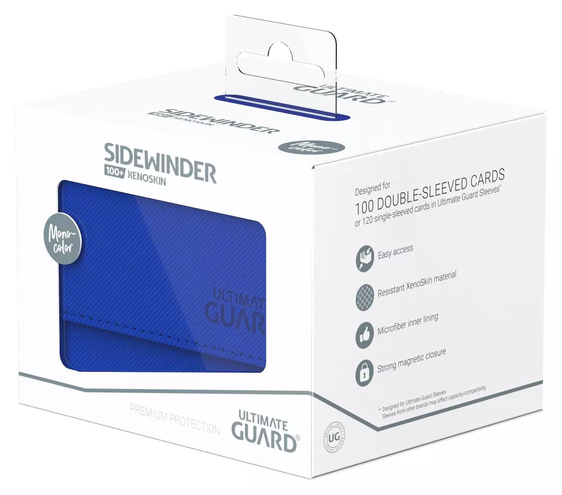 Ultimate Guard Sidewinder 100+ XenoSkin Monocolor Blau