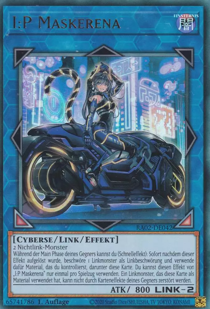 I:P Maskerena RA02-DE042 ist in Super Rare Yu-Gi-Oh Karte aus 25th Anniversary Rarity Collection 2 1.Auflage