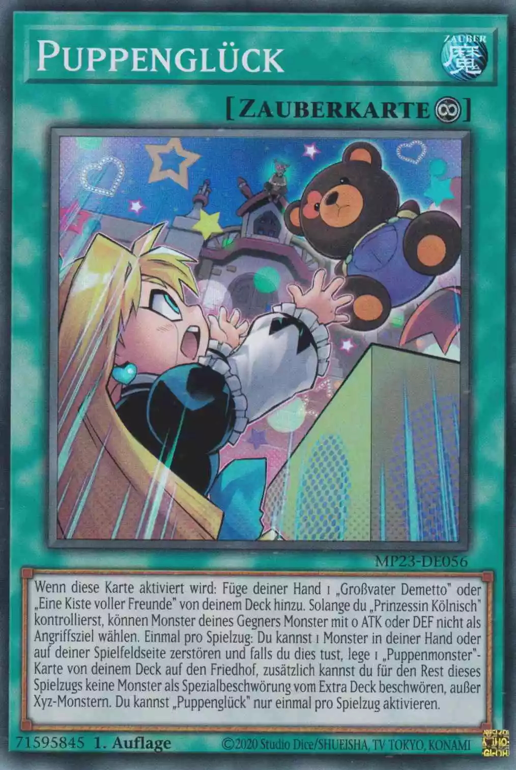 mp23-de056-puppenglueck-super-rare-25th-anniversary-tin-dueling-heroes Puppenglück MP23-DE056 ist in Super Rare Yu-Gi-Oh Karte aus 25th Anniversary Tin Dueling Heroes 1.Auflage