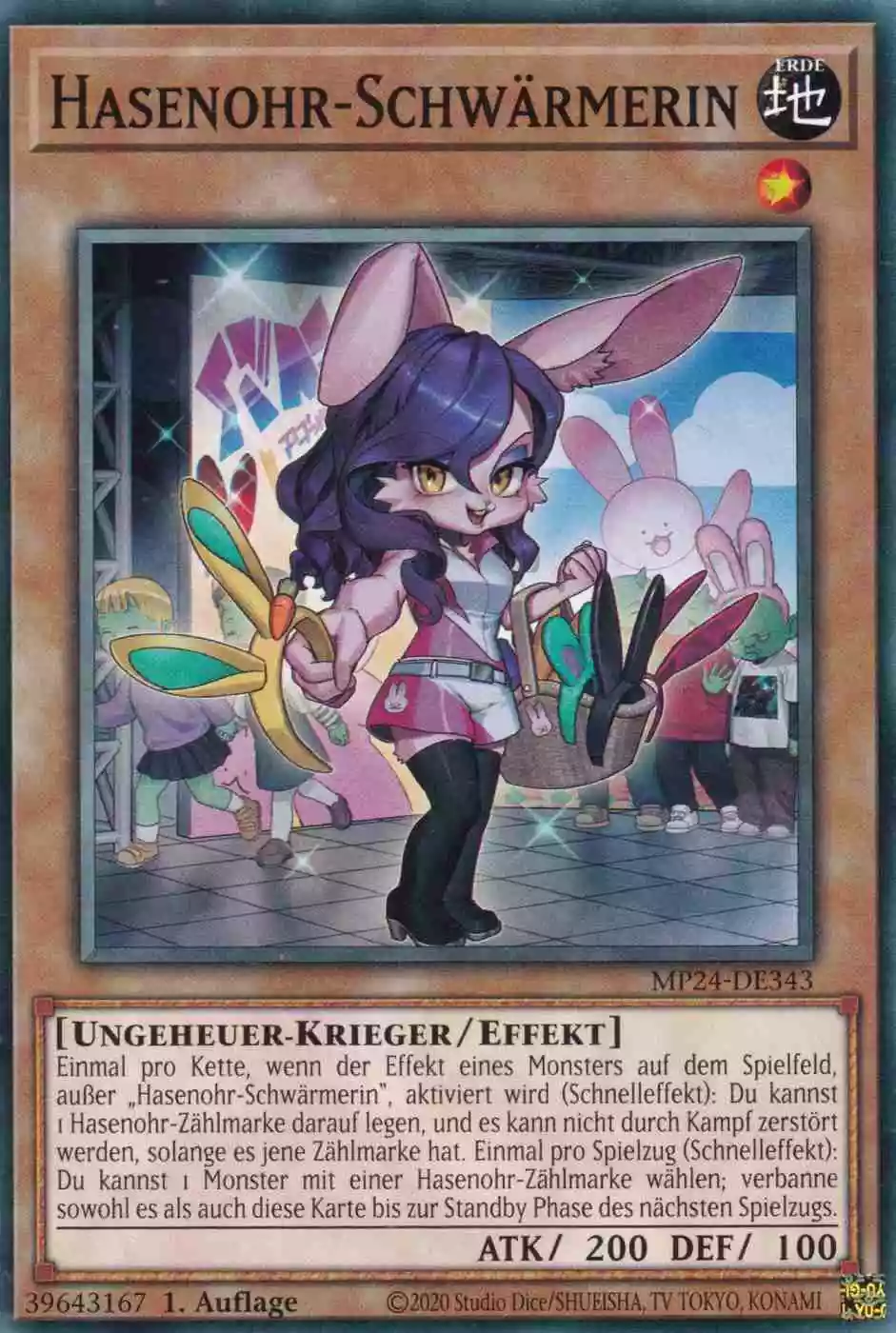 Hasenohr-Schwärmerin MP24-DE343 ist in Common Yu-Gi-Oh Karte aus 25th Anniversary Tin Dueling Mirrors 1.Auflage