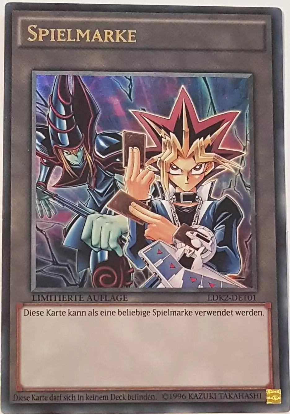 Spielmarke Yugi LDK2-DET01 ist in Ultra Rare Yu-Gi-Oh Karte aus Legendary Decks 2 Limitierte Auflage 