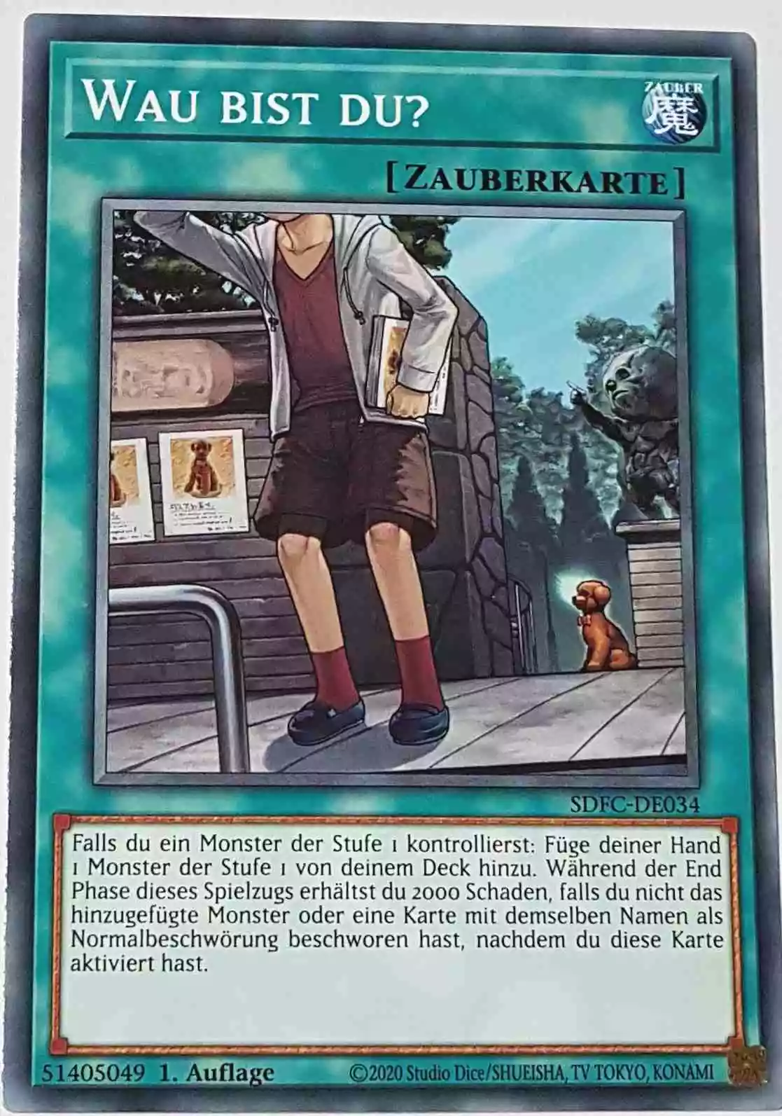 Wau bist du? SDFC-DE034 ist in Common Yu-Gi-Oh Karte aus Freezing Chains 1.Auflage