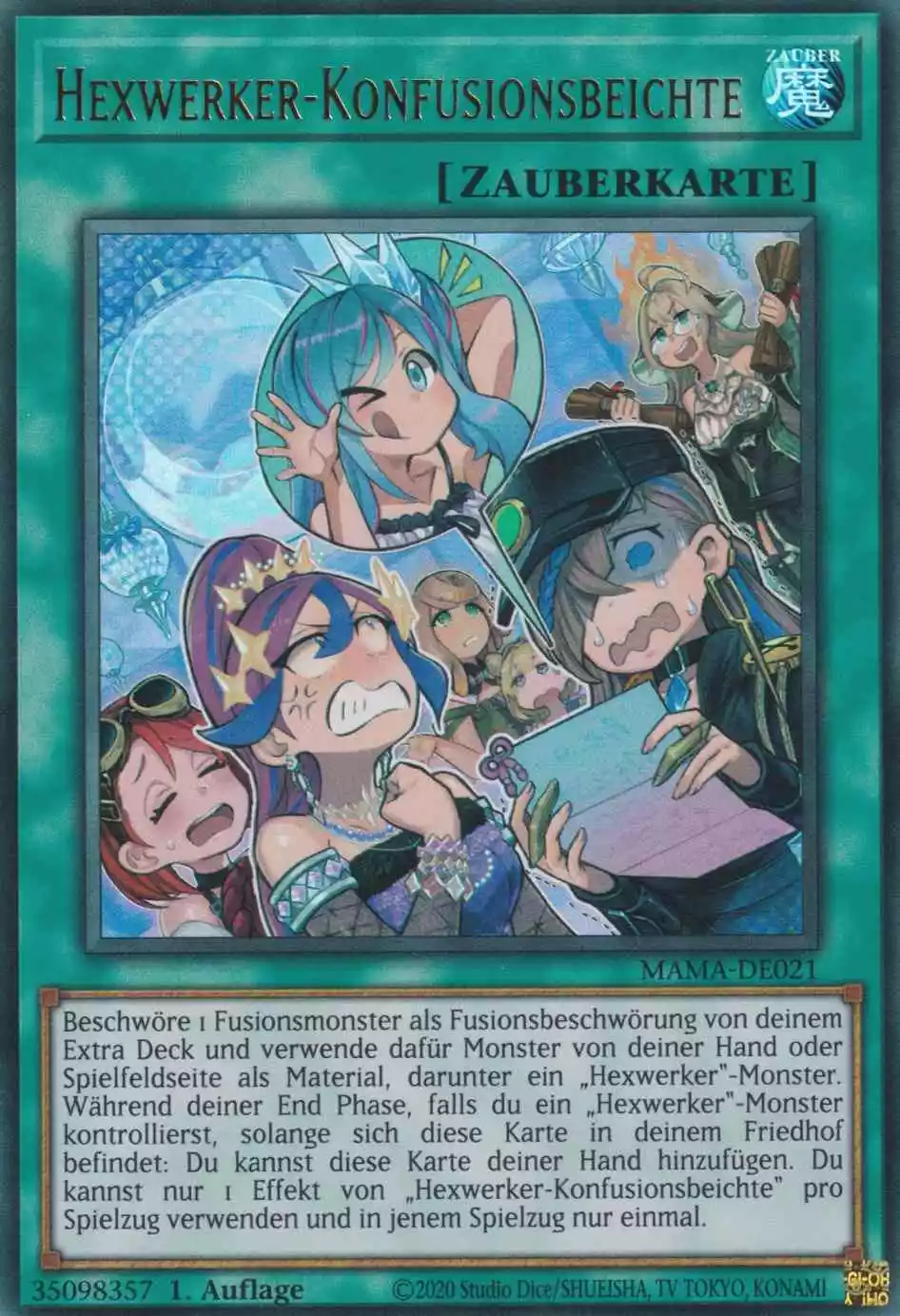 Hexwerker-Konfusionsbeichte MAMA-DE021 ist in Ultra Rare Yu-Gi-Oh Karte aus Magnificent Mavens 1.Auflage