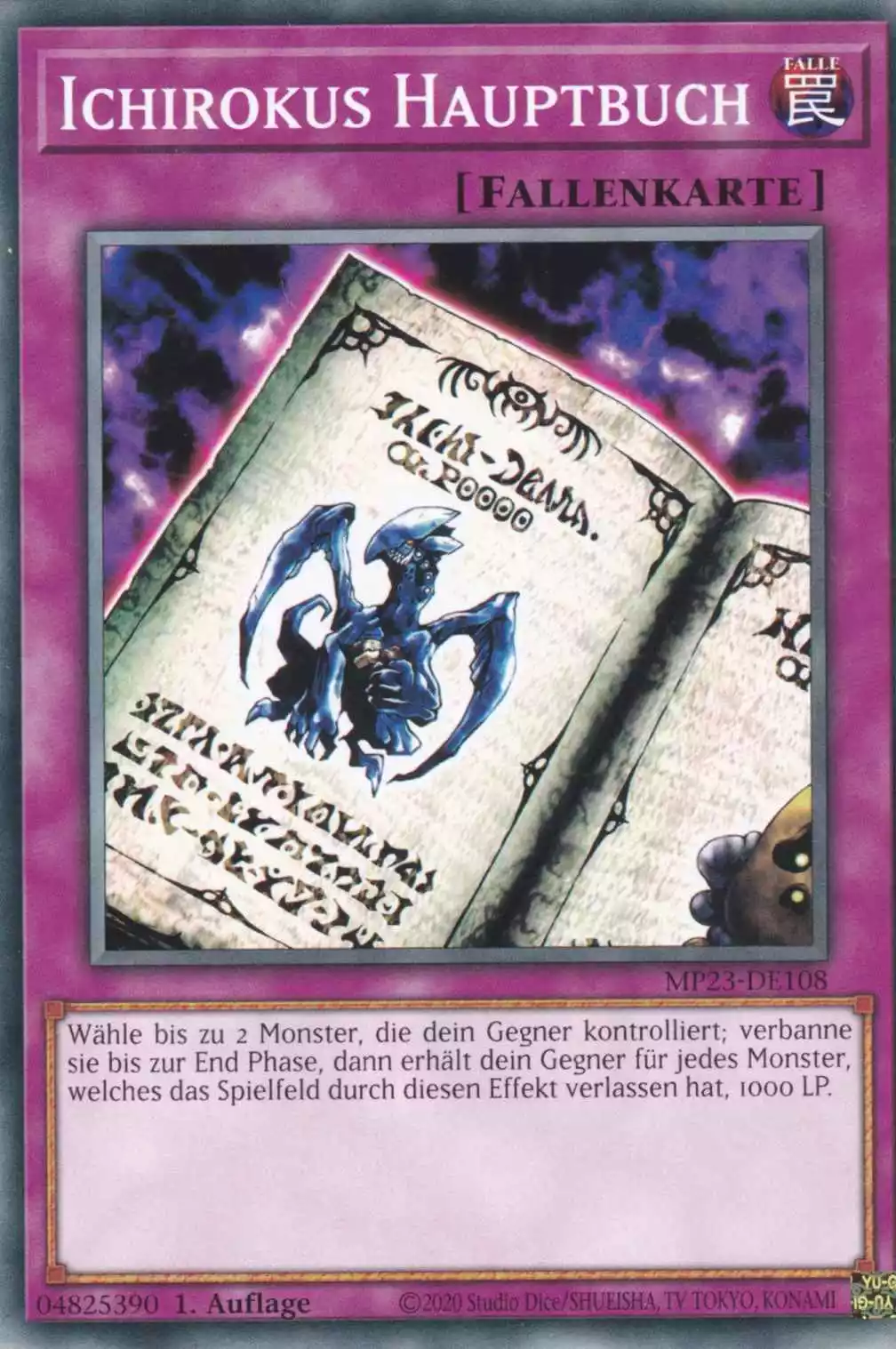 Ichirokus Hauptbuch MP23-DE108 ist in Common Yu-Gi-Oh Karte aus 25th Anniversary Tin Dueling Heroes 1.Auflage