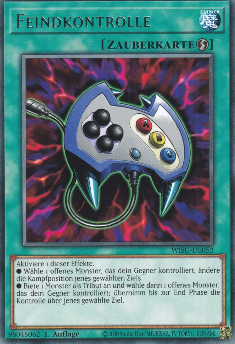 Feindkontrolle WISU-DE052 ist in Rare Yu-Gi-Oh Karte aus Wild Survivors 1.Auflage