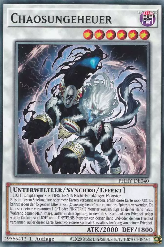 Chaosungeheuer PHHY-DE040 ist in Common Yu-Gi-Oh Karte aus Photon Hypernova 1.Auflage